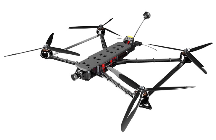 FPV - дрон 8 дюймів "ШПАК" карбон сутінкова камера FLY KROP